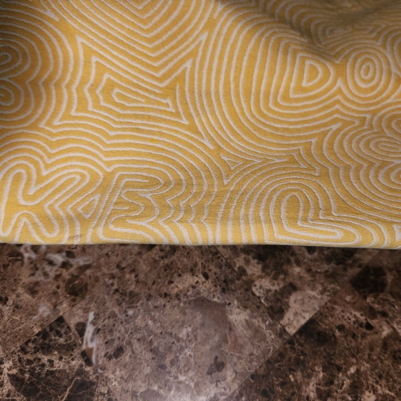 DOONEY & BOURKE Yellow Fabric Hobo Handbag Purse - Picture 6 of 11